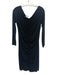 Stella McCartney Size 42 Black Viscose Long Sleeve Rouched Dress Black / 42