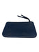 Giuseppe Collection Navy Blue Leather Zip Close Pouchette Wallets Navy Blue