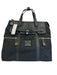 Henri Bendel Black Nylon Leather trim Lock Top Handle Backpack Bag Black / Large