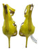 Jimmy Choo Shoe Size 39 Yellow Patent Leather Strappy Back Zip Heel Sandals Yellow / 39