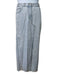 Dries Van Noten Size 38 Light Wash Cotton Blend Denim Front Slit Maxi Skirt Light Wash / 38