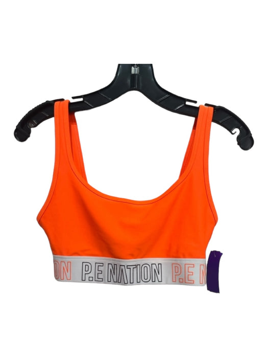 P.E Nation Size XS/S Neon Orange Polyester Blend Racer Back Spandex Pant Set Neon Orange / XS/S