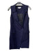 A.L.C. Size 4 Navy Viscose Blend Pockets Vest Dress Navy / 4