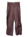 Paper Moon Size S Brown Cotton Blend High Rise Pockets Wide Leg Pants Brown / S