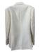 Wardrobe.NYC Size XS Ivory Wool Double Breast Long Sleeve Jacket Oversize Blazer Ivory / XS