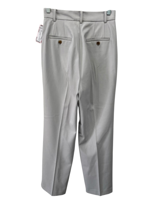 Frankie Shop Size Small Light Gray Polyester Blend Wide Leg Trouser Pants Light Gray / Small