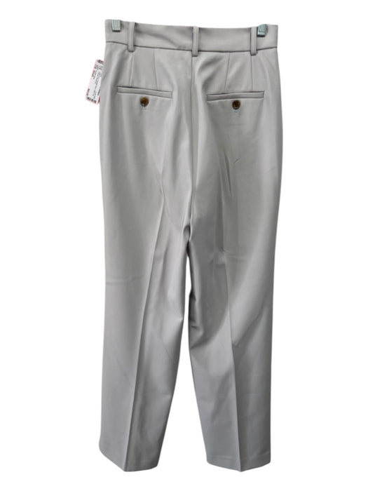 Frankie Shop Size Small Light Gray Polyester Blend Wide Leg Trouser Pants Light Gray / Small