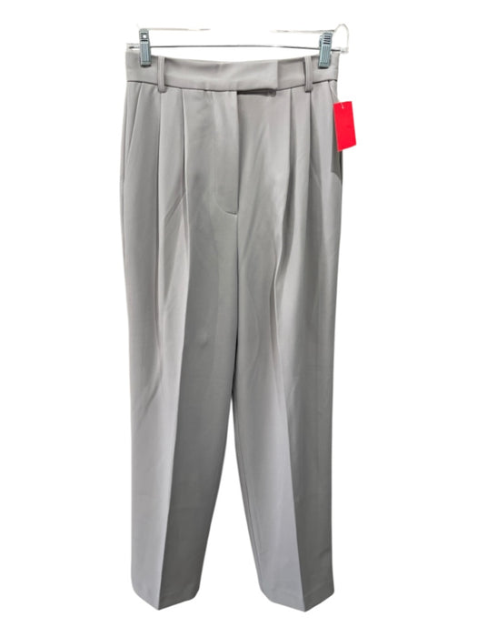 Frankie Shop Size Small Light Gray Polyester Blend Wide Leg Trouser Pants Light Gray / Small
