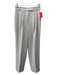 Frankie Shop Size Small Light Gray Polyester Blend Wide Leg Trouser Pants Light Gray / Small