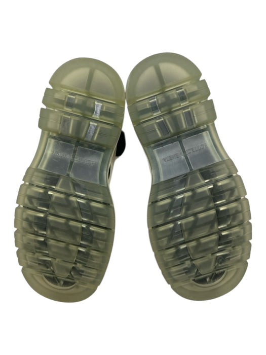 Bottega Veneta Shoe Size 39 Off White & Black Leather Elastic Calf High Boots Off White & Black / 39