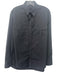 Wardrobe.NYC Size Est. Small Black Cotton Button Down Long Sleeve Shirt Top Black / Est. Small