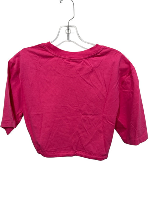 Les Girls Les Boy Size Small Pink Cotton Short Sleeve Drawstring Short Set Pink / Small