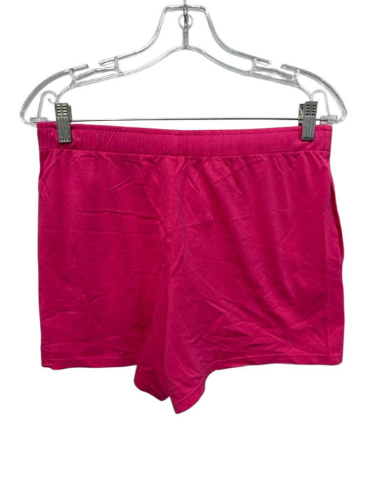 Les Girls Les Boy Size Small Pink Cotton Short Sleeve Drawstring Short Set Pink / Small