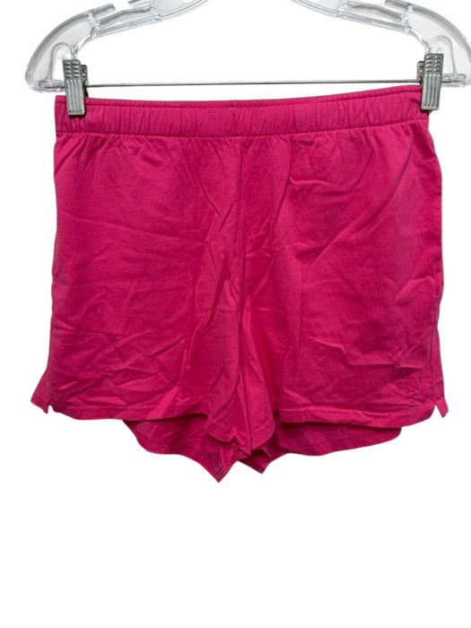 Les Girls Les Boy Size Small Pink Cotton Short Sleeve Drawstring Short Set Pink / Small