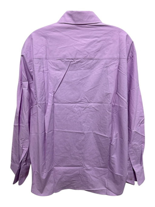 Frankie Shop Size XS Lilac Purple Cotton Long Sleeve Button Up Collared Top Lilac Purple / XS