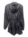 PE Nation Size S Black Polyester Blend Zip Front Hooded Drawstring Waist Jacket Black / S