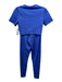 Wolford Size XS Blue Polyamide Blend Shiny Short Sleeve Legging Athletic Set Blue / XS