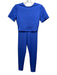 Wolford Size XS Blue Polyamide Blend Shiny Short Sleeve Legging Athletic Set Blue / XS