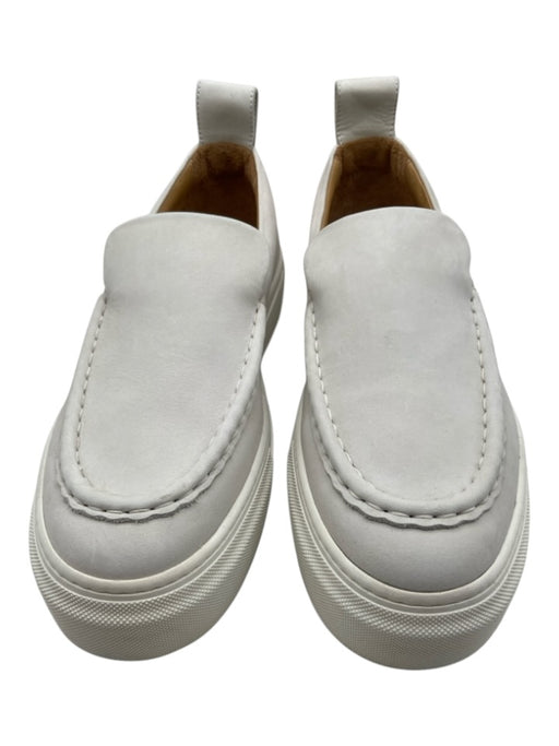 Anny Nord Shoe Size 40 Off White Leather Upper Pull Tabs Loafer Sneakers Off White / 40