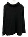 Naadam Size Small Black Wool Blend Long Sleeve Knit Turtleneck Sweater Black / Small