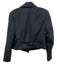 Free People Size XS Black & Navy Polyester Blend Double Breast Cropped Blazer Black & Navy / XS