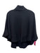 See By Chloe Size M Black Cotton & Modal Turtleneck Poncho Sweater Black / M