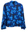 Ulla Johnson Size 6 Blue Multi Cotton Long Sleeve Abstract Print Blouse Top Blue Multi / 6