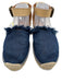 See By Chloe Shoe Size 39 Blue & Beige Canvas Ankle Buckle Platform Espadrille Blue & Beige / 39