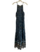 Isabel Marant Size 38 Blue Green & Multi Cotton Sleeveless All Over Print Dress Blue Green & Multi / 38