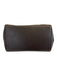 Loxwood Dark Brown Leather Pebbled Contrast Stitch Tote Tassel Detail Bag Dark Brown