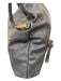 Foley & Corinna Black Pebble Leather 2 Handles Gold Hardware Crossbody Bag Black