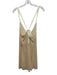 Intimately Free People Size L White & Iridescent Polyester Sleeveless Mini Dress White & Iridescent / L