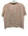 Reformation Size M Pink & White Tencel Elastic Waist Striped Button Up Short Set Pink & White / M