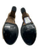 Gucci Shoe Size 35.5 Black & Brown Cork Suede Open Toe Platform Slingback Pumps Black & Brown / 35.5