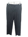 Theory Size 0 Black & Gray Wool Stripe hook & zip Trouser Pants Black & Gray / 0