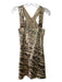 Rachel Zoe Size XS/P Gold Fully Sequined Sleeveless Mini Dress Gold / XS/P