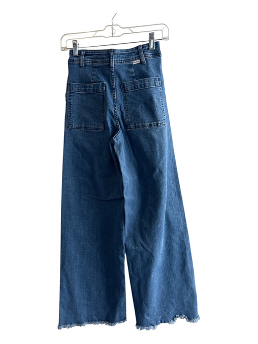 Billabong Size 24 Medium Wash Cotton High Rise Back Pocket Zip Fly Jeans Medium Wash / 24