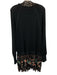 Free People Size M Black, Red & Green Viscose Blend Waffle Knit Mock Neck Dress Black, Red & Green / M