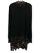 Free People Size M Black, Red & Green Viscose Blend Waffle Knit Mock Neck Dress Black, Red & Green / M