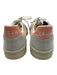 Veja Shoe Size 6 Beige, Blue & Pink Leather Upper Suede Perforated Sneakers Beige, Blue & Pink / 6
