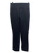 Tyler Boe Size 4 Black Rayon Pull on High Rise Straight Ankle Slits Pants Black / 4