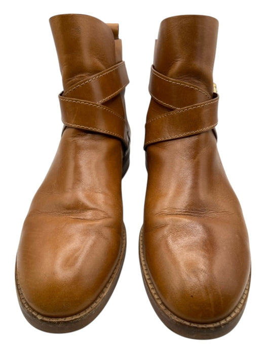 See By Chloe Shoe Size 41 Brown Leather goldtone hardware Buckle Booties Brown / 41