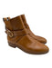 See By Chloe Shoe Size 41 Brown Leather goldtone hardware Buckle Booties Brown / 41