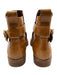 See By Chloe Shoe Size 41 Brown Leather goldtone hardware Buckle Booties Brown / 41