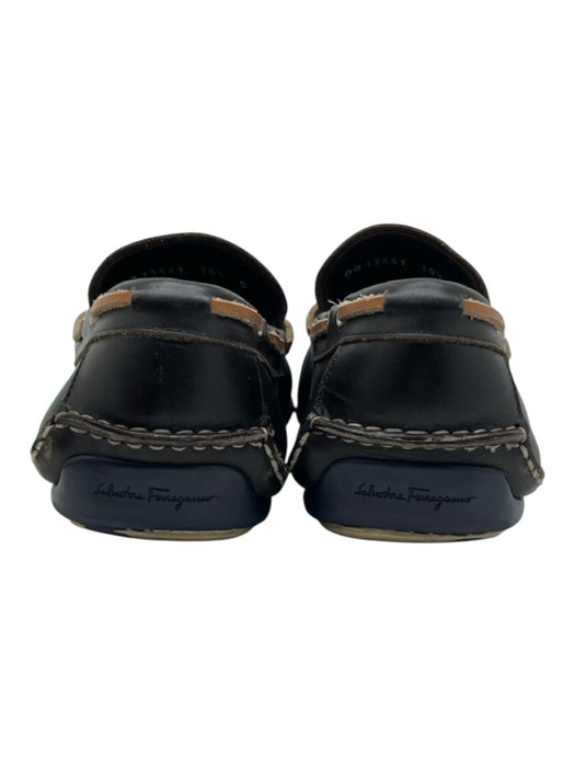 Ferragamo Shoe Size 10.5 AS IS Dark Brown Leather Solid Dress Men's Shoes Dark Brown / 10.5