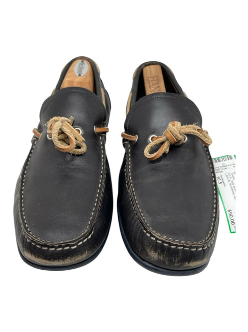 Ferragamo Shoe Size 10.5 AS IS Dark Brown Leather Solid Dress Men's Shoes Dark Brown / 10.5