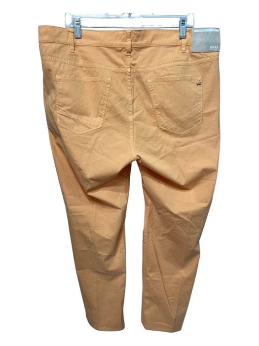Brax Size 40 Orange Cotton Blend Solid Khakis Men's Pants Orange / 40