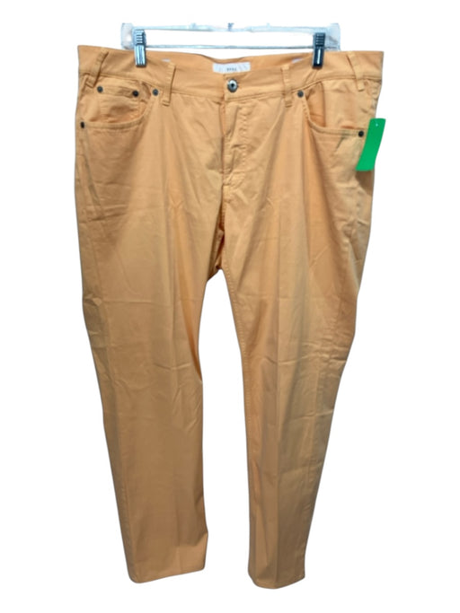 Brax Size 40 Orange Cotton Blend Solid Khakis Men's Pants Orange / 40
