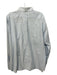 Hamilton Size XL Light Blue & White Cotton Plaid Button Up Long Sleeve Shirt Light Blue & White / XL