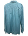Peter Millar NWT Size L Blue & White Cotton Plaid Button Down Long Sleeve Shirt Blue & White / L